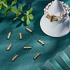10Pcs Tube Brass Slide Lock Clasps KK-GA0002-44-4