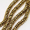 Electroplate Non-magnetic Synthetic Hematite Beads Strands X-G-J160-D-02-1