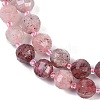 Natural Strawberry Quartz Beads Strands G-G182-B12-05-4