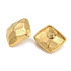 304 Stainless Steel Square Stud Earrings for Women EJEW-U022-10G-2