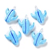 Handmade Lampwork Pendants LAMP-S068-01C-1