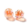 Two Tone UV Plating Rainbow Iridescent Acrylic Beads TACR-D010-05I-3