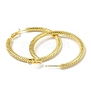 Brass Chain Wrap Big Hoop Earrings for Women EJEW-A070-04G-2