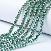 Electroplate Glass Beads Strands EGLA-A034-T4mm-C03-1