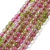 Crackle Glass Round Bead Strands CCG-C001-01A-04-1