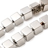 Electroplate Glass Beads Strands EGLA-F166-03B-P-1