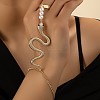 Zinc Alloy Snake Finger Ring Beacelets WG4BA54-01-2