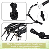 Olycraft 2Pcs 2 Style Adjustable Nylon Knitted Horse Halters FIND-OC0002-04-5