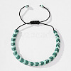 Ethnic Style Natural Gemstone Arrowhead Braided Bracelets for Men RO2322-3-1