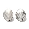 Non-Tarnish 304 Stainless Steel Stud Earrings Findings X-STAS-B041-07P-2