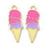 Summer Theme Alloy Enamel Pendants ENAM-B050-07G-04-2