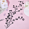 Plum Blossom Shape Appliques PATC-WH0007-11B-5