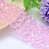 Faceted Polyhedron Imitation Austrian Crystal Bead Strands G-M183-10mm-03A-1