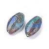 Handmade Foil Glass Lampwork Beads LAMP-G137-D05-2