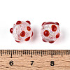 Handmade Foil Lampwork Beads Strands FOIL-T008-02F-4