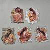 6Pcs 5 Styles DIY Figure Picture Stickers STIC-U004-01A-3