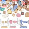 SUPERFINDINGS 54Pcs Porcelain Cabochons Mosaic Pieces Sets PORC-FH0001-07-5