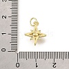 Brass Micro Pave Cubic Zirconia Pendants KK-V008-09G-3