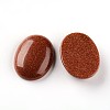 Oval Synthetic Goldstone Cabochons G-I171-22x30mm-01-2