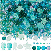 SUNNYCLUE Ocean Theme DIY Seed & Glass Beads Jewelry Making Finding Kit DIY-SC0024-64C-1