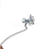 Alloy Rhinestone Hair Sticks PW-WG4157D-06-1