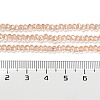 Electroplate Glass Beads Strands EGLA-D020-3x2mm-69-2