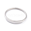 304 Stainless Steel Plain Band Finger Ring for Women RJEW-L103-06-P-2