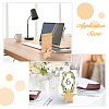 4 Sets Wood Name Card Clip AJEW-FH0009-24A-5