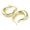 925 Sterling Silver Chunky Hoop Earrings EJEW-K258-01B-G-2