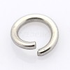 Tarnish Resistant 304 Stainless Steel Open Jump Rings STAS-E066-08-6mm-1