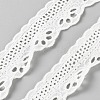 15 Yards Hollow Cotton Embroidery Flower Ribbon OCOR-WH0101-40A-2
