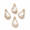 Faceted Glass Rhinestone Pendants FIND-G049-01G-05-3