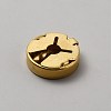 Flat Round Brass Button Covers Settings BUTT-WH0030-73A-2