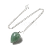 Natural Green Aventurine Dowsing Pendulums G-R492-01S-09-2