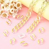 100Pcs Acrylic Linking Rings SACR-CJ0001-36G-5