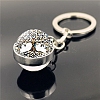 Glass Double-sided Ball Keychain PW-WG8BA2D-04-1