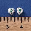 Valentine's Day Brass Micro Pave Cubic Zirconia Beads KK-P256-10S-03-3