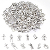 CHGCRAFT 96Pcs 6 Style Tibetan Style Alloy Pendants TIBE-CA0006-91-2