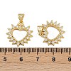 Brass Micro Pave Cubic Zirconia Pendants ZIRC-I367-12G-07-3