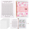 A5 PVC 100 Envelope Challenge Savings Binder AJEW-WH0471-112B-1