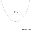 Brass Micro Pave Cubic Zirconia Necklaces for Women QH4759-2-1