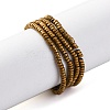 Electroplated Non-magnetic Hematite Beads Strands G-P571-A01-01-2