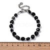 Natural Obsidian Beaded Bracelets for Women G-P563-07P-14-5