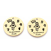 201 Stainless Steel Pendants LS-STAS-T064-37G-14-2