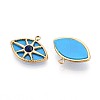 304 Stainless Steel & Acrylic Pendants STAS-N109-160G-2