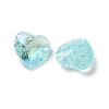 Crackle Moonlight Style Glass Rhinestone Cabochons RGLA-J015-B-IO-4