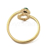 304 Stainless Steel with Synthetic Malachite Ring RJEW-Z031-01B-03-3