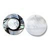 Natural Freshwater Shell & Black Lip Shell & Paua Shell Pendants SHEL-F007-09-2