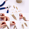 Zinc Alloy Rhinestone Strass Chains FIND-FW0001-31G-5