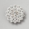 Alloy Rhinestone Shank Buttons BUTT-WH0020-93S-1